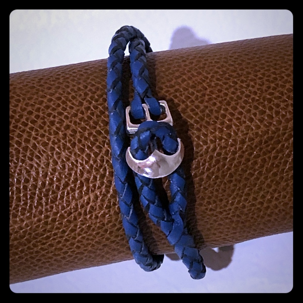 Hand braided Omega Style bracelet